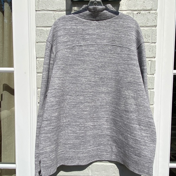 All In Motion sweatshirt pullover long sleeve mock neck Gray White XXL - Picture 4 of 13